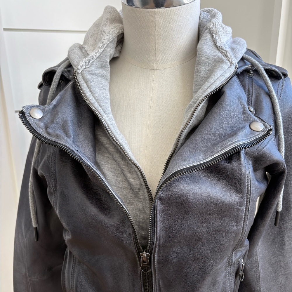 JKT NYC: Molly Patina Leather Jacket